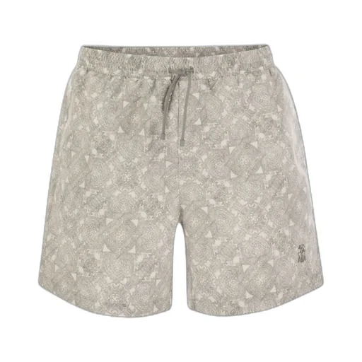 Elastic Waist Swimming Trunks