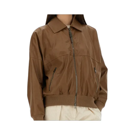 Long-Sleeved Zipped Jacket