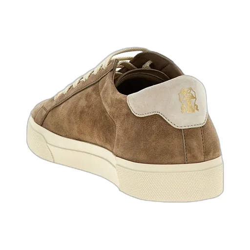 Logo Embossed Lace-Up Sneakers