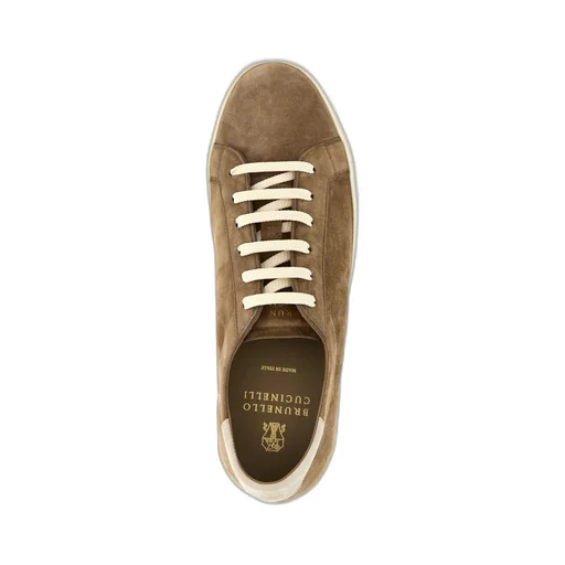 Logo Embossed Lace-Up Sneakers