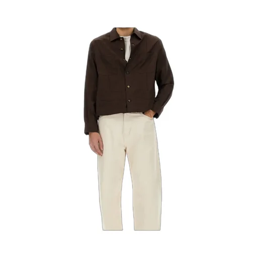 Long-Sleeved Button-Up Shirt