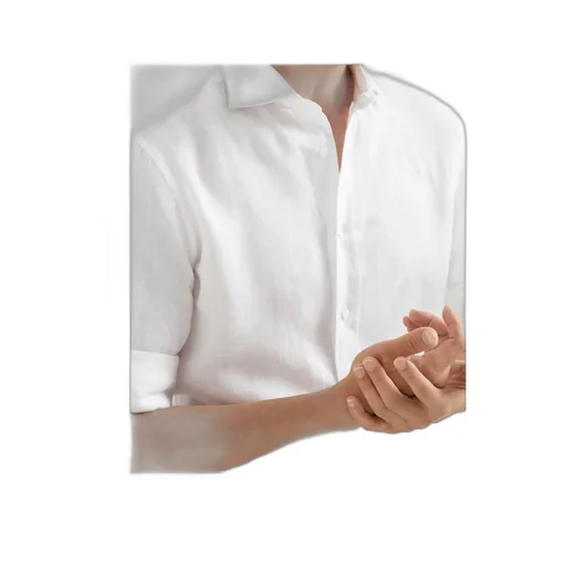 Buttoned Long-Sleeved Shirt