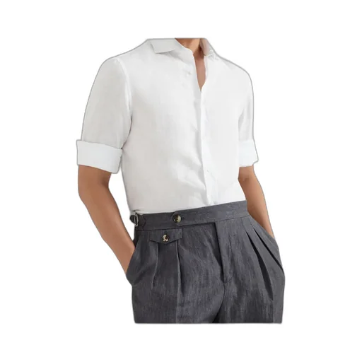 Buttoned Long-Sleeved Shirt