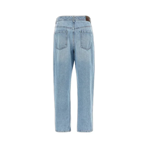 Monili Embellished Baggy Tapered Jeans