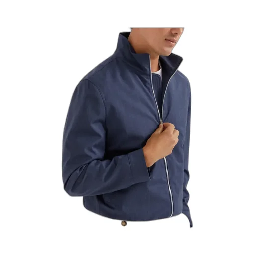 Zipped Bomber Jacket