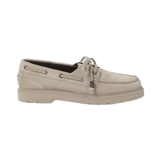 Monili-Chain Slip-On Boat Shoes