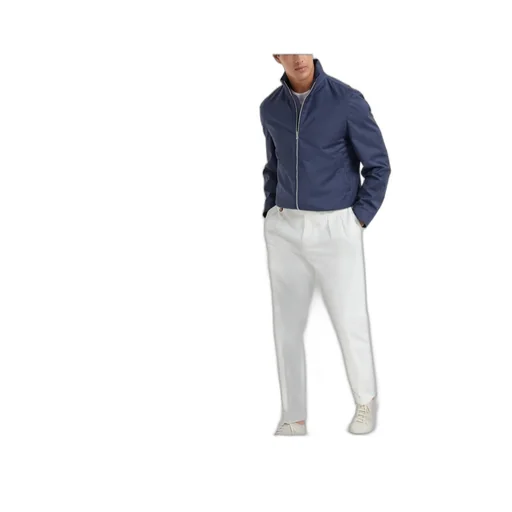Zipped Bomber Jacket