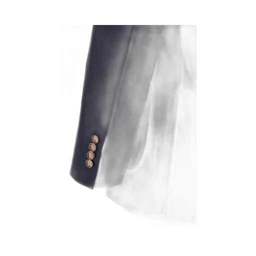 Double Breasted Twill Blazer