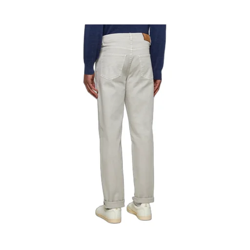 Logo Patch Straight-Leg Jeans