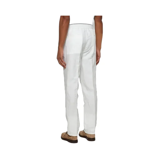 Drawstring Tapered Leg Trousers