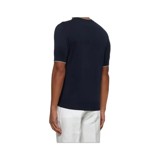 Short Sleeved Ribbed Sweater