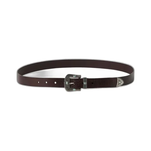 Bead-Detailed Buckle Belt