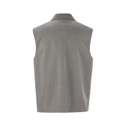 Padded Button-Up Gilet