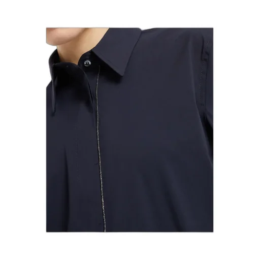 Monili-Chain Poplin Shirt
