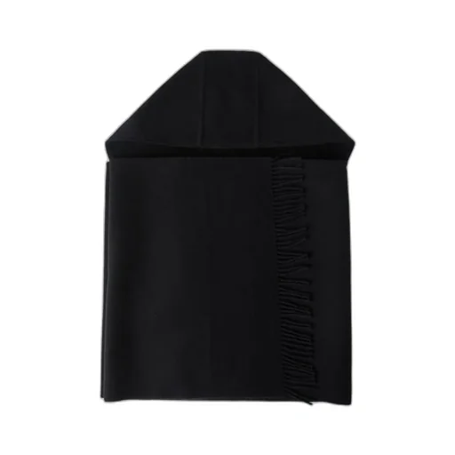 Knitted Fringed Scarf