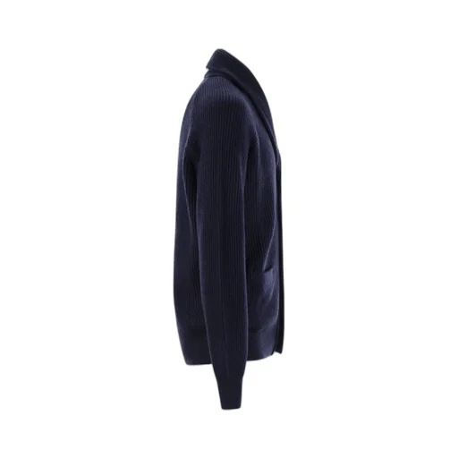 Shawl Lapel Knitted Cardigan