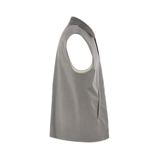 Padded Button-Up Gilet