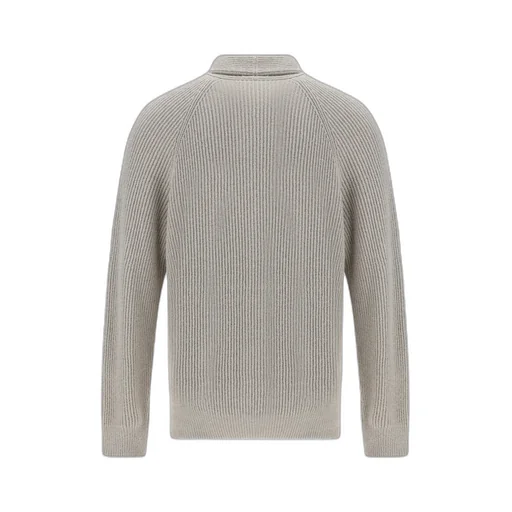 Shawl Lapel Knit Cardigan