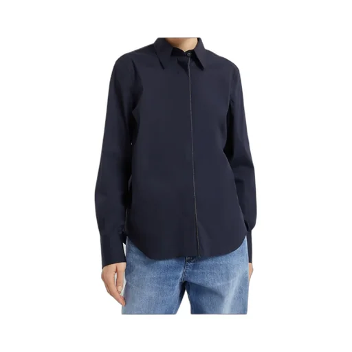 Monili-Chain Poplin Shirt