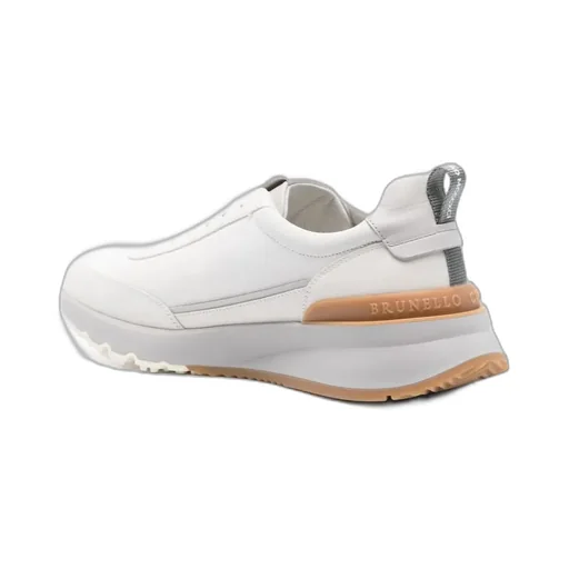 Logo Embossed Lace-Up Sneakers