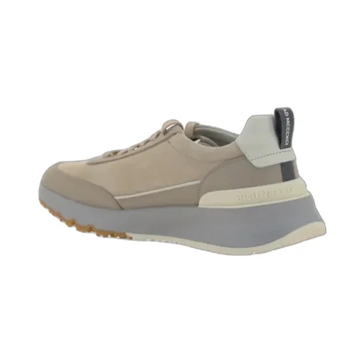 Logo Embossed Lace-Up Sneakers