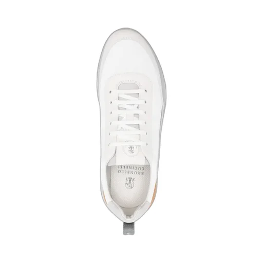 Logo Embossed Lace-Up Sneakers