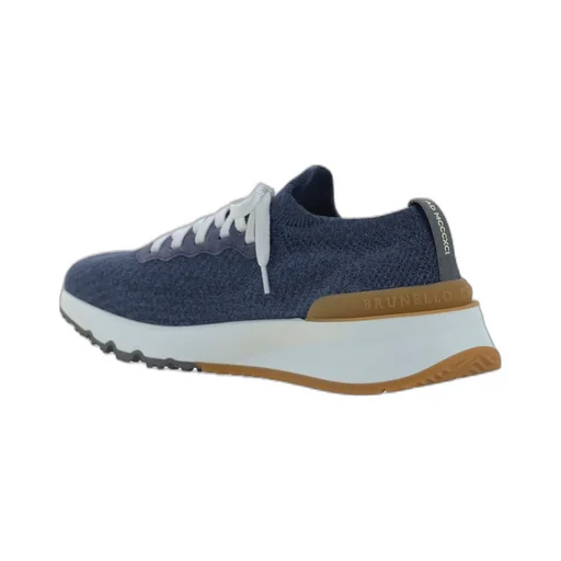 Logo Embossed Lace-Up Sneakers