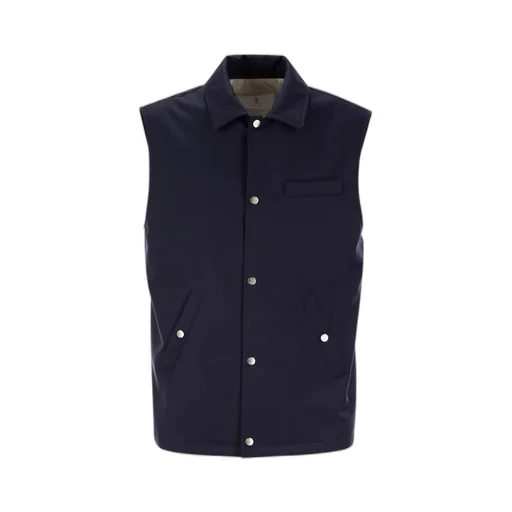 Padded Button-Up Gilet