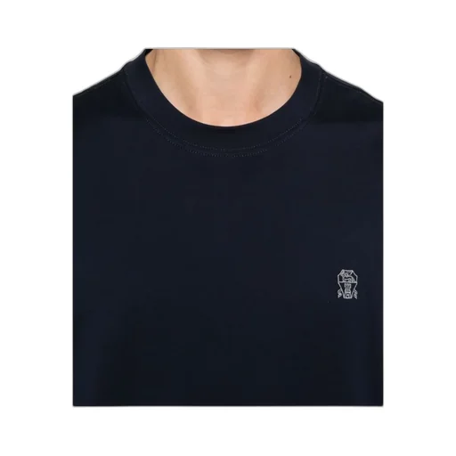 Logo Embroidered Crewneck T-Shirt
