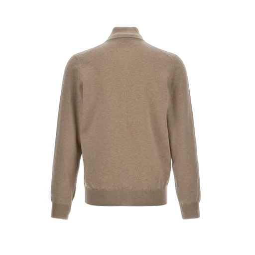 Zip-Up High Neck Cardigan