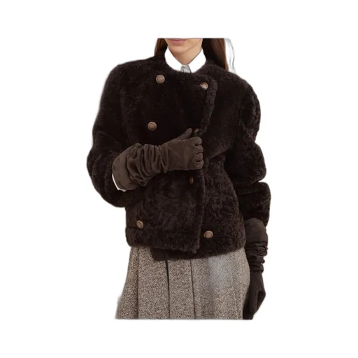 Double-Breasted Long Sleeved Jacket