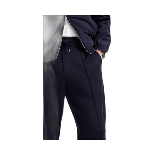 Pressed-Crease Drawstring Trousers