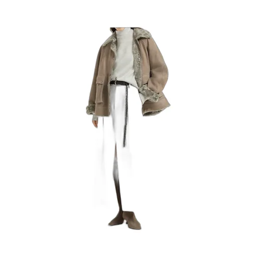 Fuzzy Outerwear Jacket