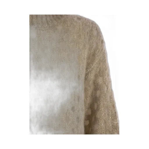 Dazzling Net Turtleneck Jumper