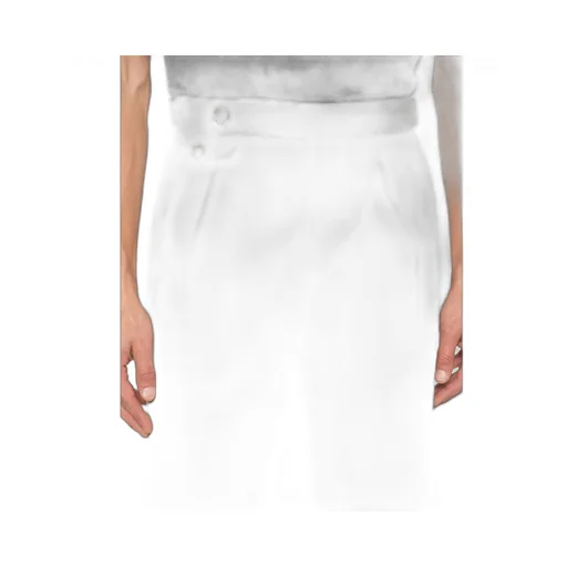 Pleated Button Trousers