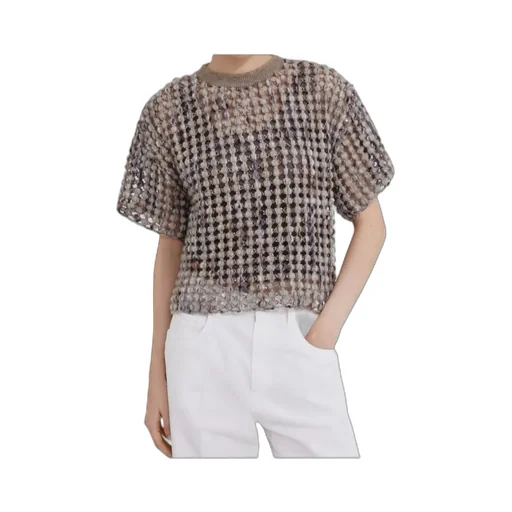 Textured Short-Sleeve Top