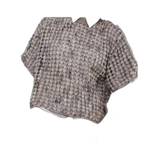 Textured Short-Sleeve Top