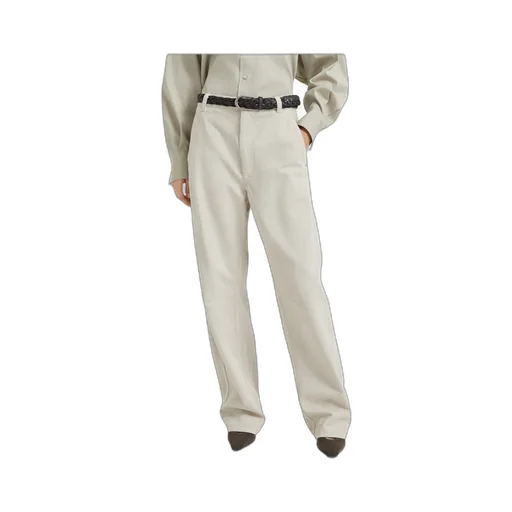 Logo Patch Straight-Leg Trousers