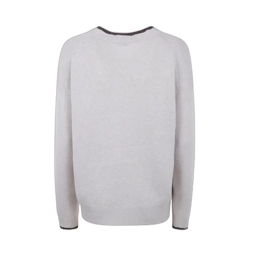 V-Neck Long-Sleeved Sweater