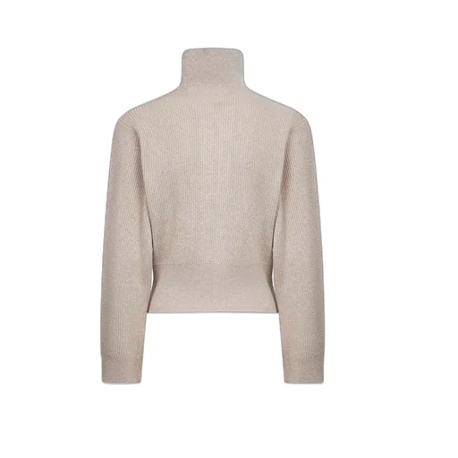 Zip-Up Knitted Cardigan