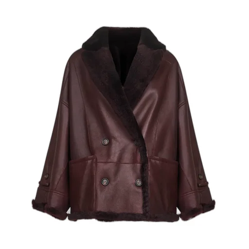 Double-Breasted Wide Sleeved Jacket