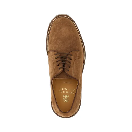 Round-Toe Derby Shoes
