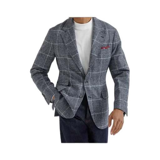 Overcheck Prince Of Wales Deconstructed Cavallo Blazer