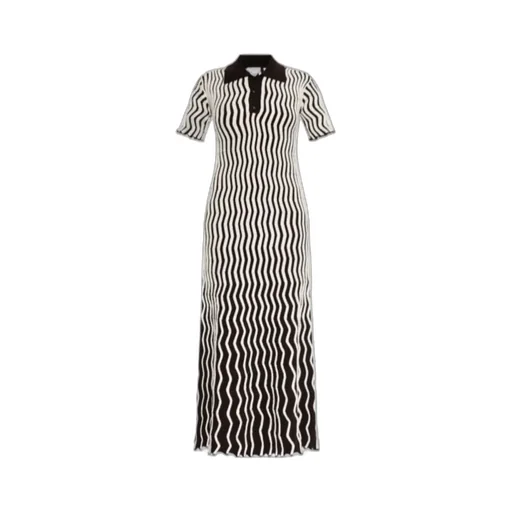 Two-Toned Midi Dress