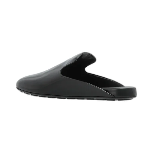 Panelled Slip-On Mules