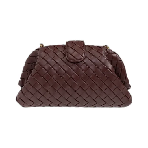 Woven Detailed Clutch Bag