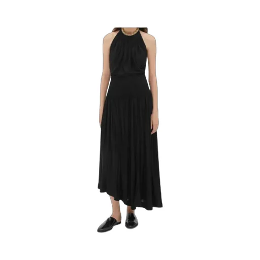 Light Viscose Jersey Plisse Dress