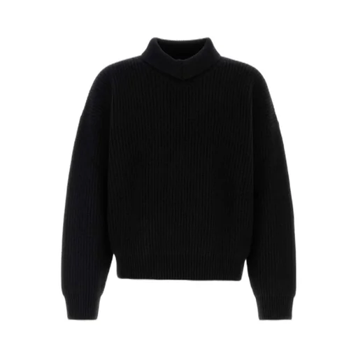 Mock-Neck Knit Sweater