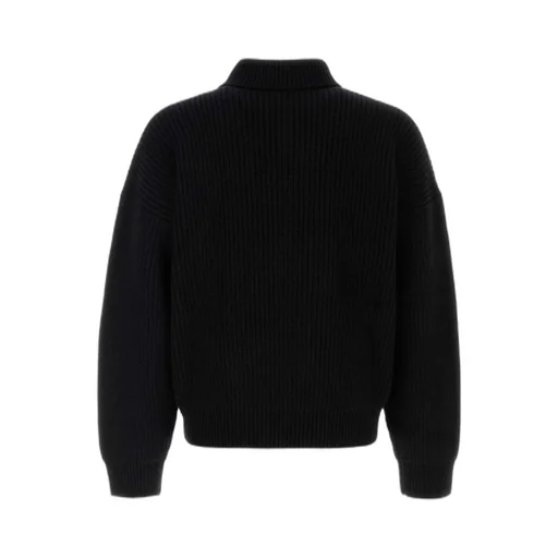 Mock-Neck Knit Sweater