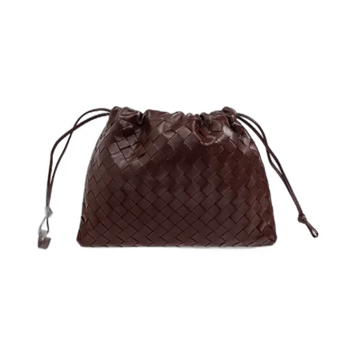 Intrecciato Drawstring Shoulder Bag